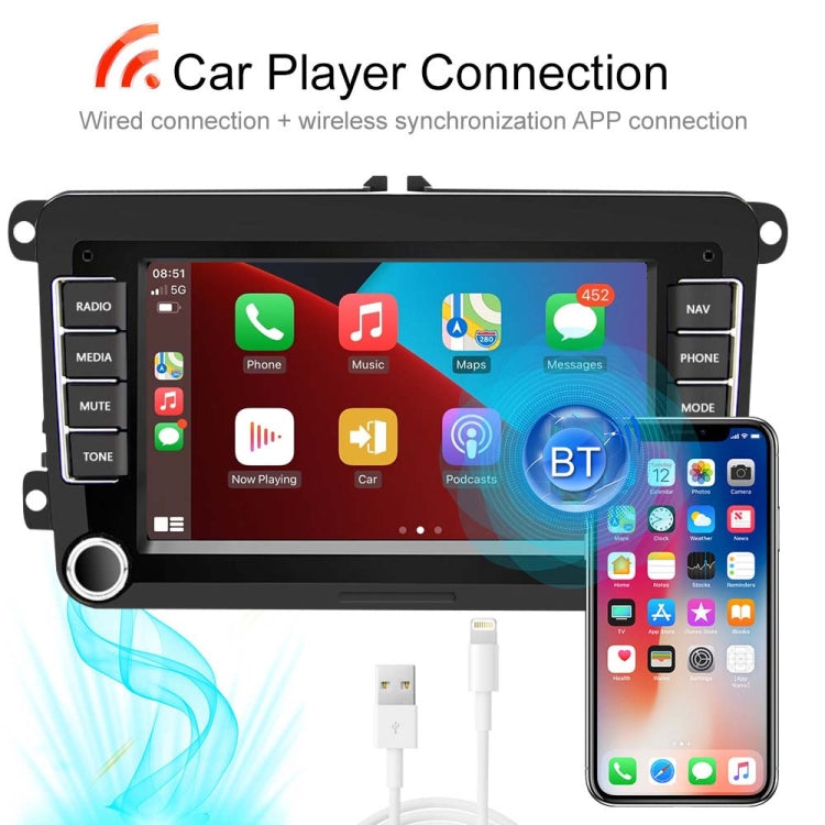 A3040 For Volkswagen 7-inch 2+32G Android Car Navigation Central Control Large Screen Player With Wireless CarPlay