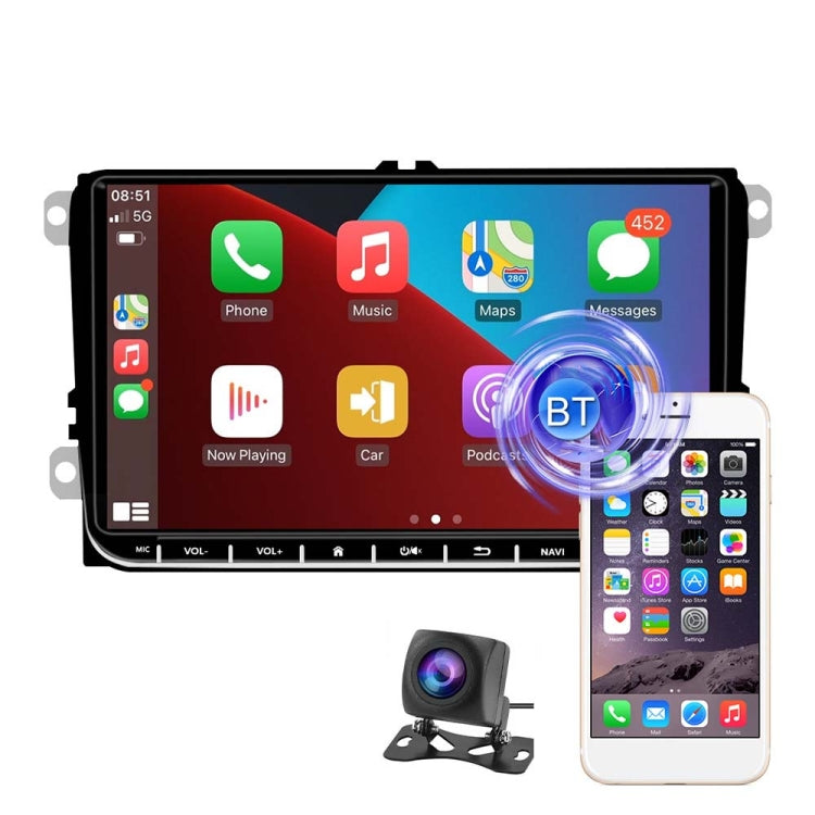 A3041 For Volkswagen 2+64G 9-inch Central Control Large Screen With Carplay Car Android10.0 Navigator Player, Style:Standard