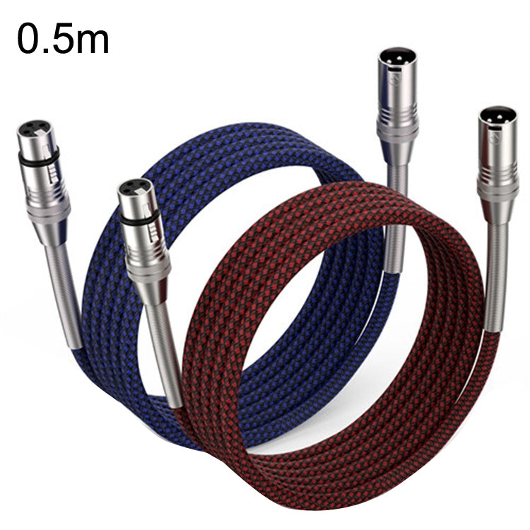 2pcs LHD010 Caron Male To Female XLR Dual Card Microphone Cable Audio Cable-Reluova