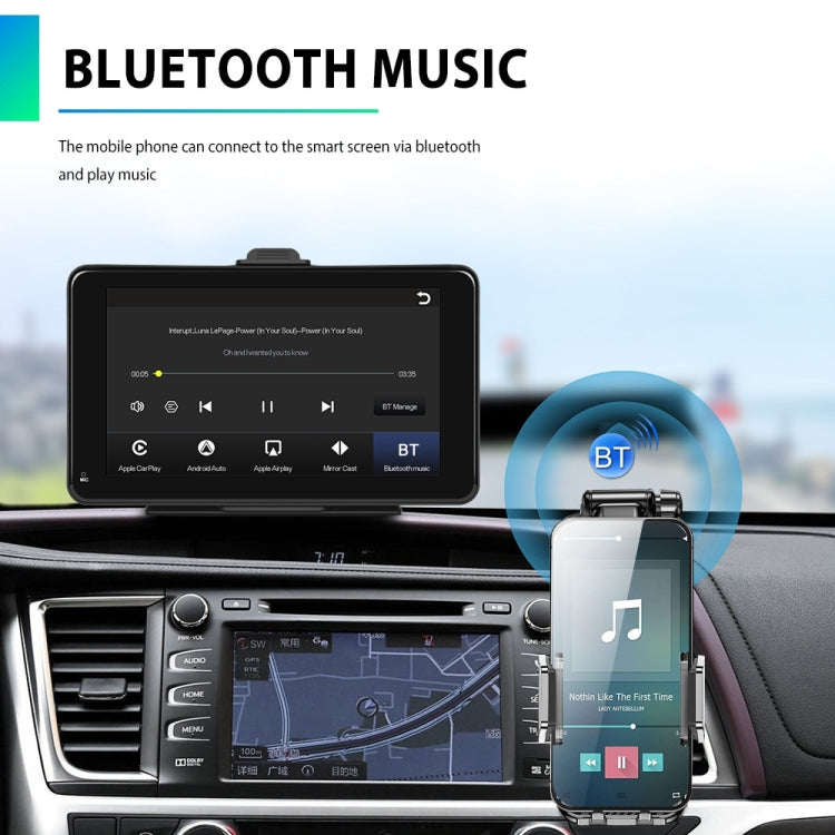 A3135 7 Inch HD Wired Smart Screen With Wireless CarPlay + Android Auto + Android