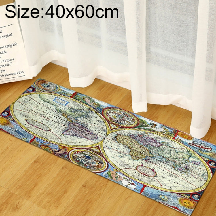 World Map Carpets Rug Bedroom Kids Baby Play Crawling Mat Memory Foam Area Rugs Carpet, Series 1