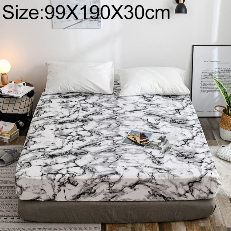 Marble Pattern Bed Dust Cover Mattress Protective Case Fitted Sheet Cover Bedclothes My Store