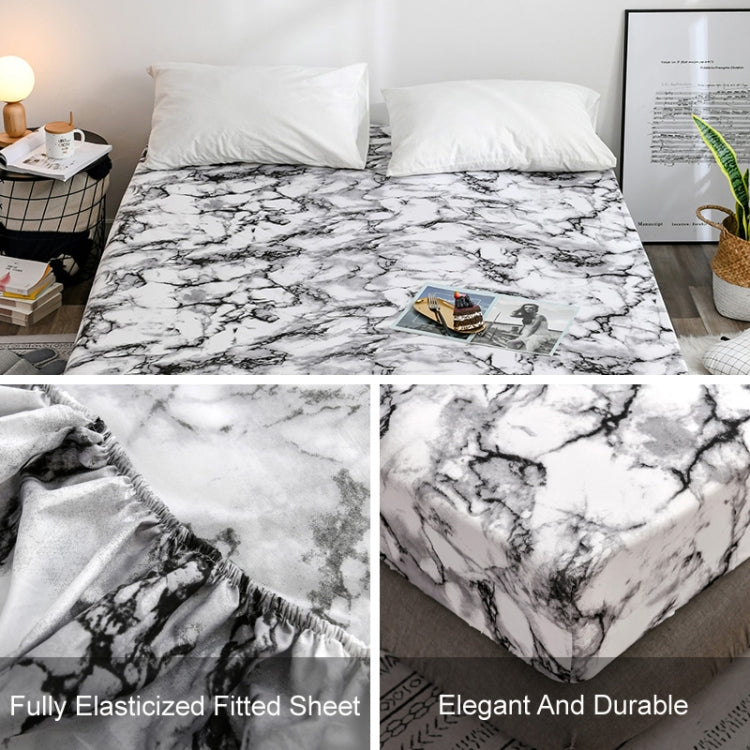 Marble Pattern Bed Dust Cover Mattress Protective Case Fitted Sheet Cover Bedclothes My Store