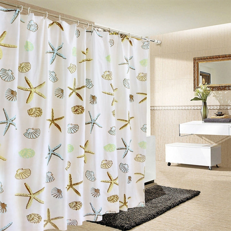 Bathroom Curtain Ocean Star Shower Curtain Environmental Protection Mildew Waterproof Shower Curtain My Store