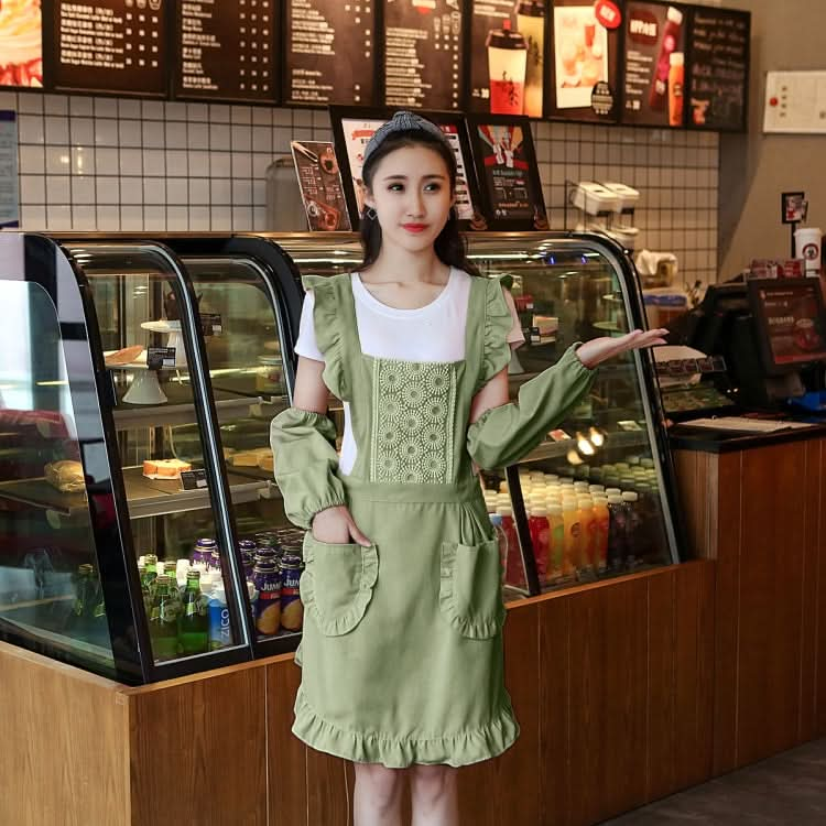 Princess Apron Kitchen Women Work Clothes Coffee Shop Apron - Reluova