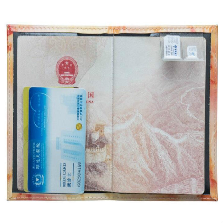 Colorful Marble Style Waterproof Passport Holder Ticket Holder My Store