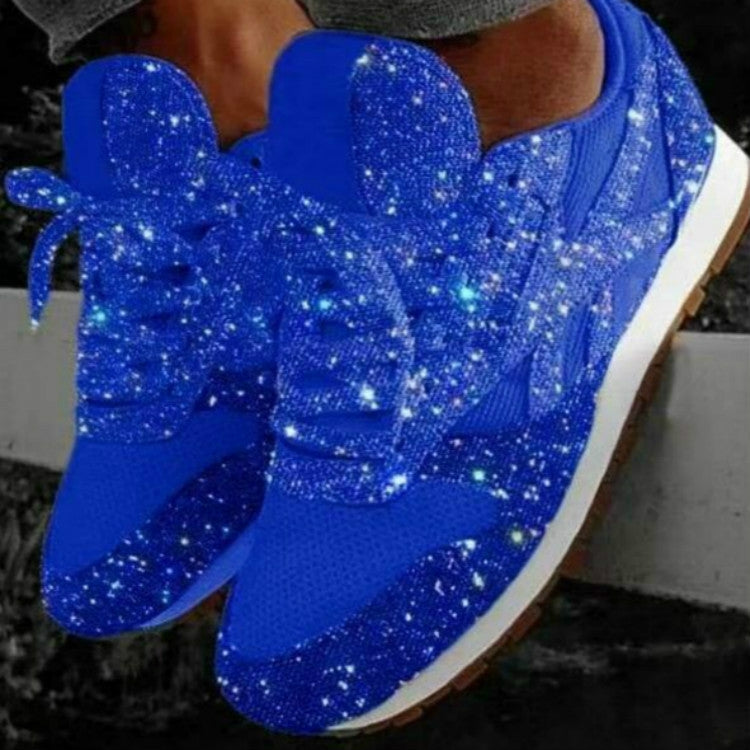 Autumn and Winter Sponge Sequins Breathable Platform Sports Shoes, Series 2