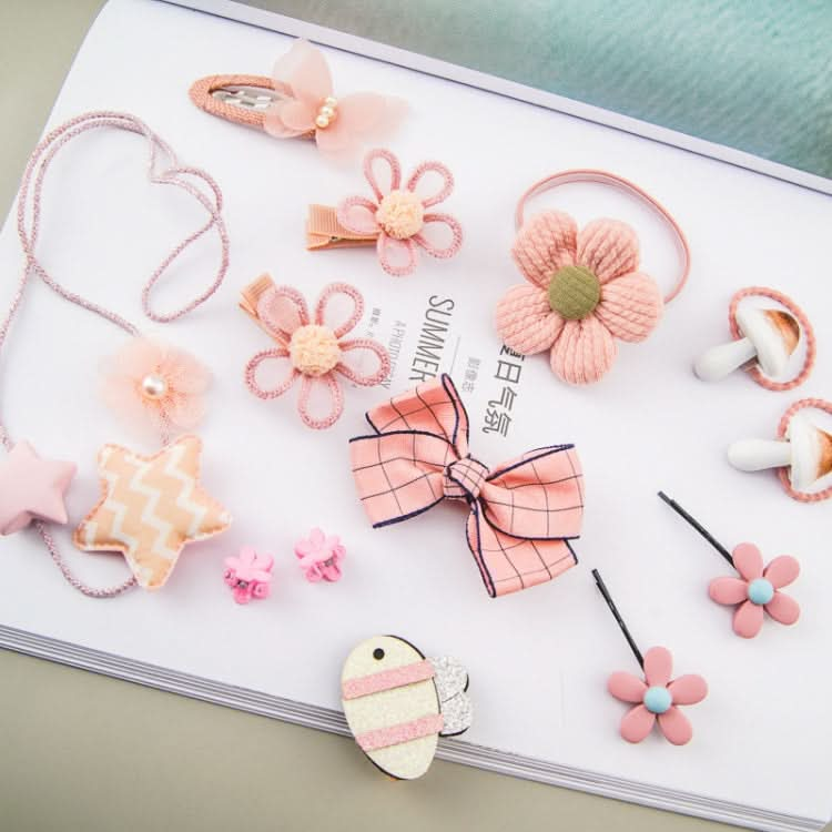 Little Girl Hair Accessories Set Gift Box Children Hairpin Combination Girl Jewelry Headdress Birthday Gift Reluova