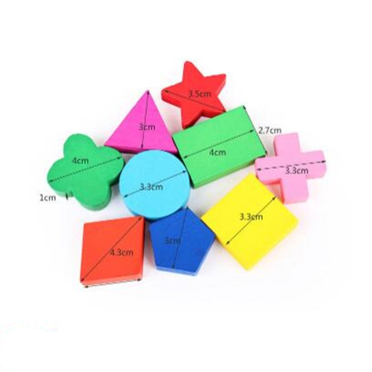 Children Educational Toys Early Education Geometric Shapes Wooden Toys