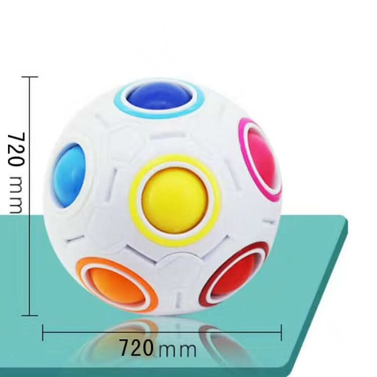 Magic Rainbow Ball Luminous Edition Training Hand Brain Coordination Fun Cube Children Toy Reluova