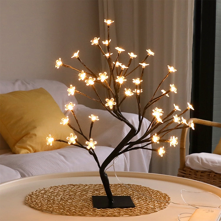 Cherry Tree Lamp Table Lamp Room Layout Decoration Creative Bedside Night Light Gift My Store