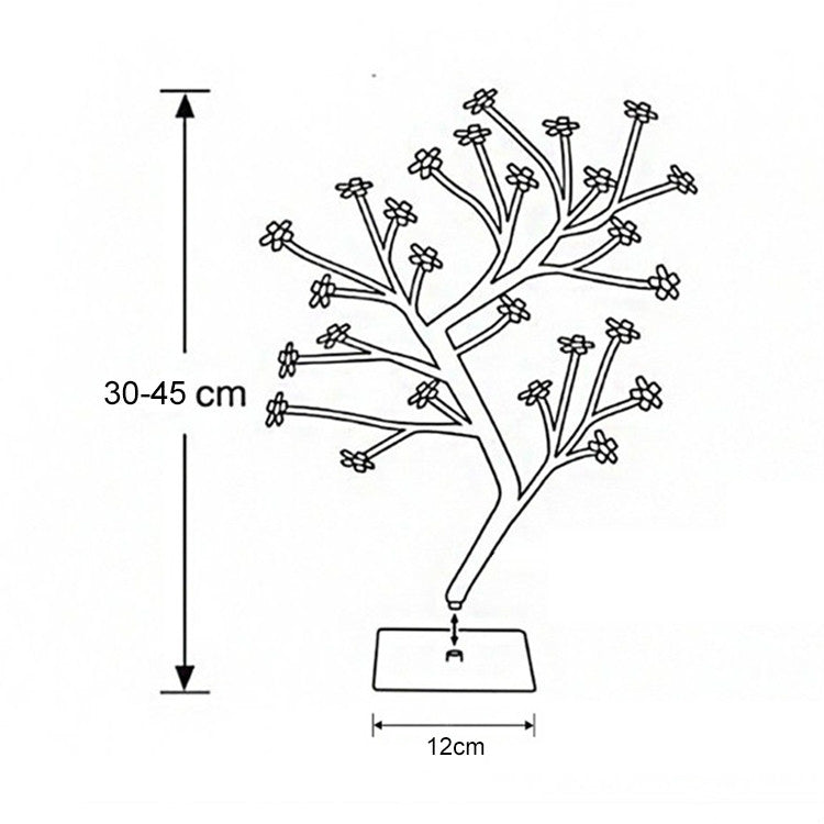 Cherry Tree Lamp Table Lamp Room Layout Decoration Creative Bedside Night Light Gift My Store