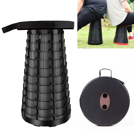 Outdoor Portable Folding Telescopic Plastic Stool Camping Fishing Garden Stool