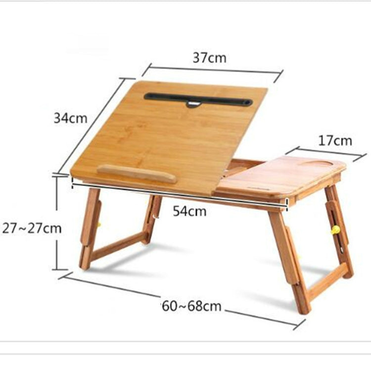 Nanzhu Folding Computer Table Bed Card Slot Laptop Table Simple Lazy Lift Computer Desk My Store