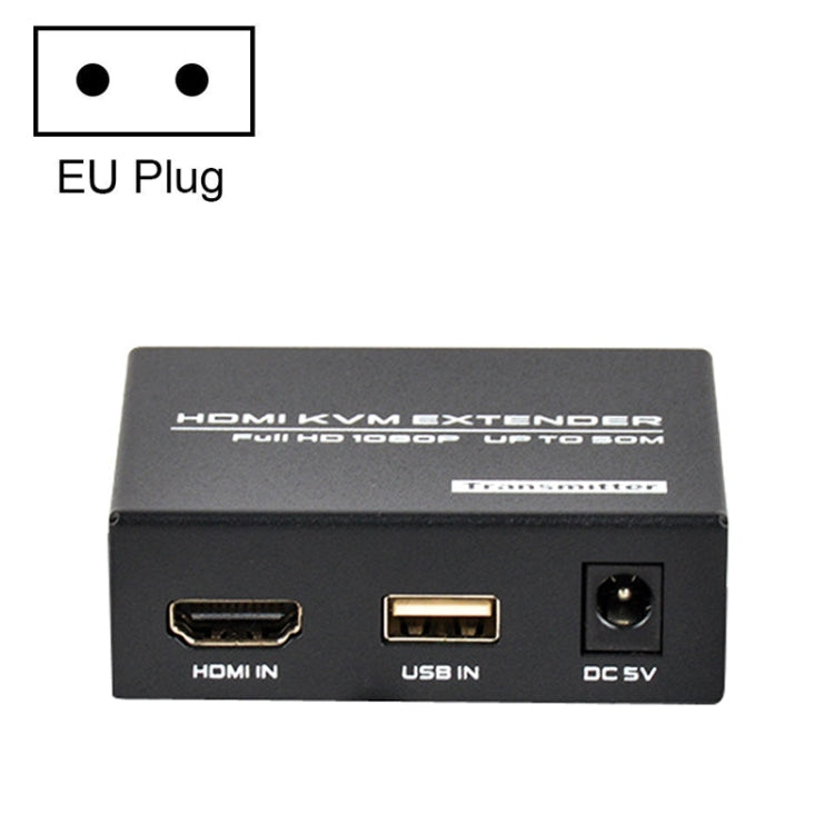 FJGEAR FJ-HKV50 HDMI+USB To KVM 1080P IP 50M Extender