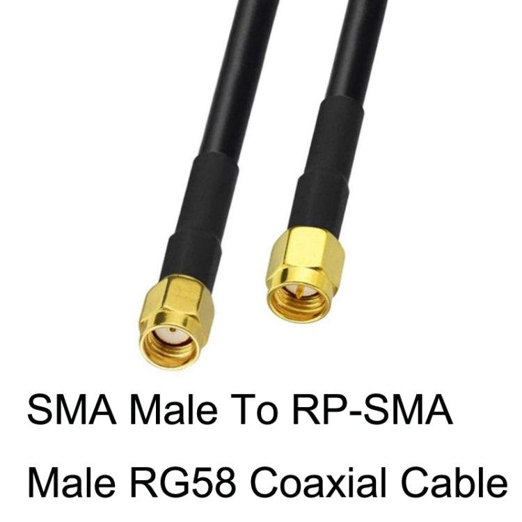 SMA Male To RP-SMA Male RG58 Coaxial Adapter Cable