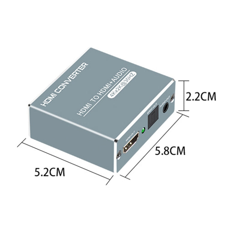 FJGEAR FJ-HDV01 HDMI HD 4K 30HZ Fiber Audio Separator My Store