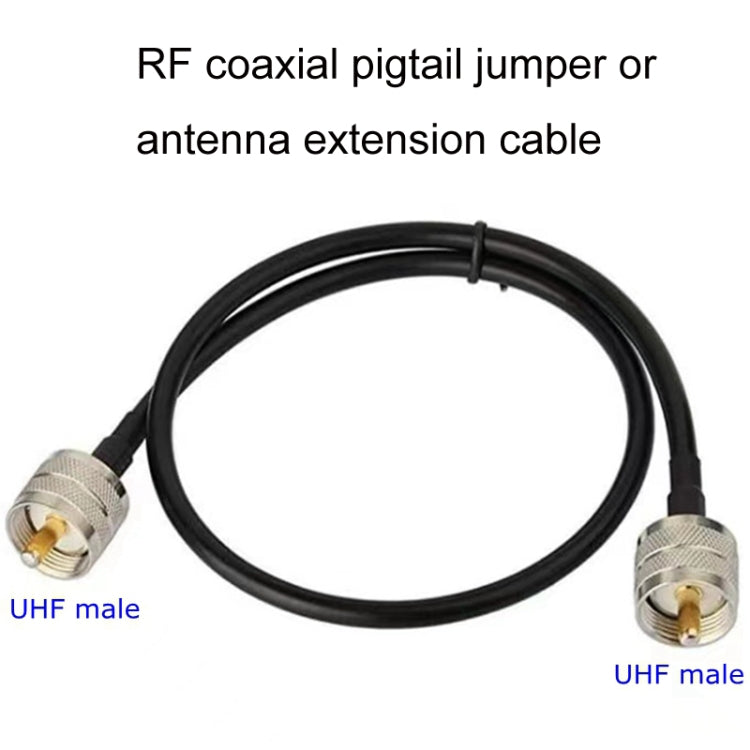 UHF Male To UHF Male RG58 Coaxial Adapter Cable My Store