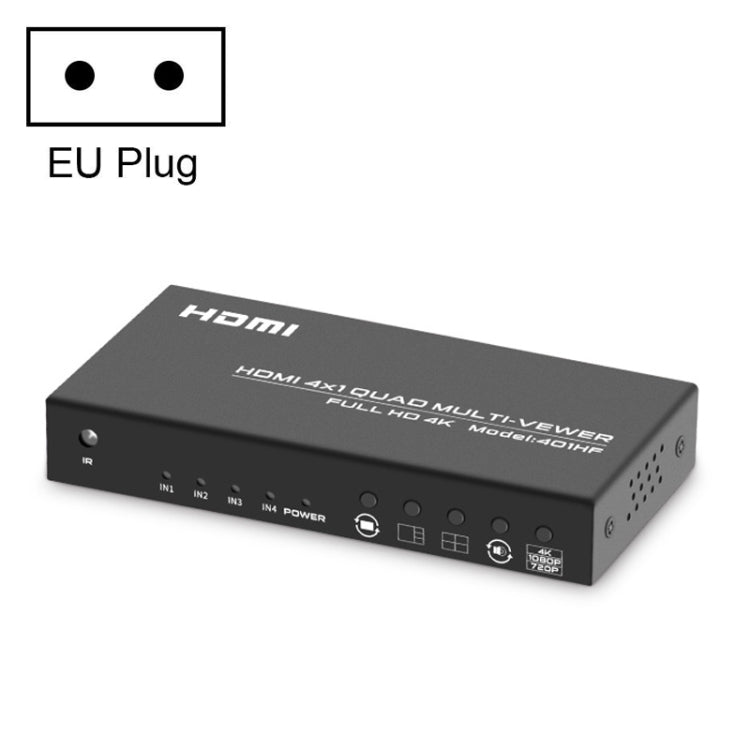 FJGEAR FJ-401HF 4 In 1 Out 4K HDMI Splitter Supports Four Screen Segmentation My Store