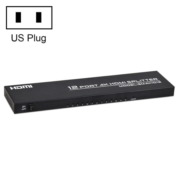 FJGEAR FJ-SM1012 1 In 12 Out 30HZ HDMI 4K HD Audio And Video Splitter My Store