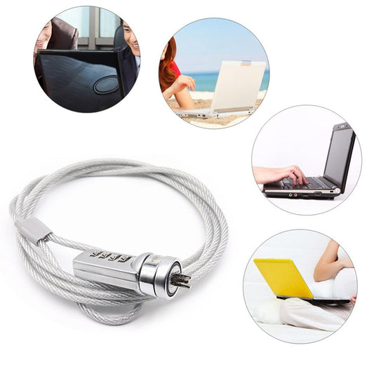 Four Digit Computer Lock Notebook Universal Anti-theft Password Lock My Store