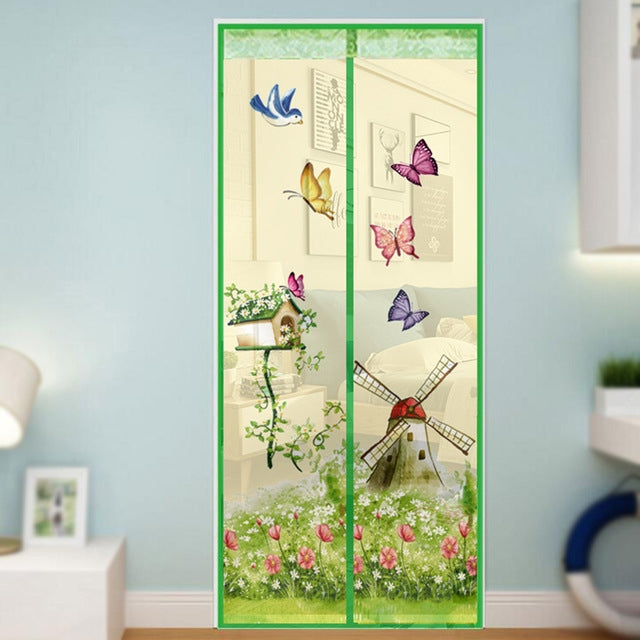 Magic Curtain Magnetic Snap Fly Bug Insect Mosquito Screen Net For Bedroom kitchen My Store