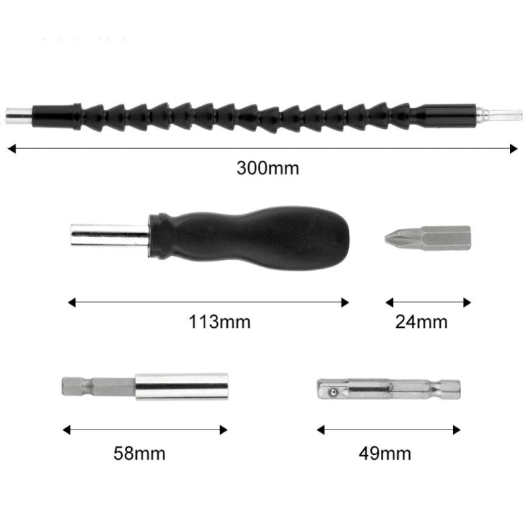 22 PCS/ Set Multifunctional Electric Drill Bit Shaft Tool Set-Reluova