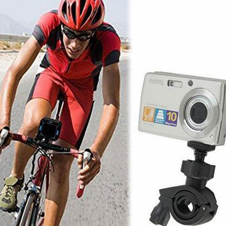 Bicycle Bracket 1/4 Screw Vigorously O-clip Bicycle Selfie Stick Fixed Camera Phone Cycling Clip