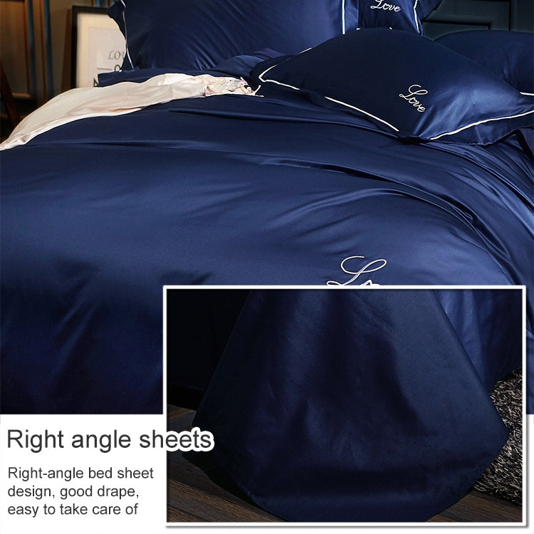 Silk Four-Piece Sheets Bed Sheet Double Nude Sleeping Quilt Cover Ice Silk Bedding My Store