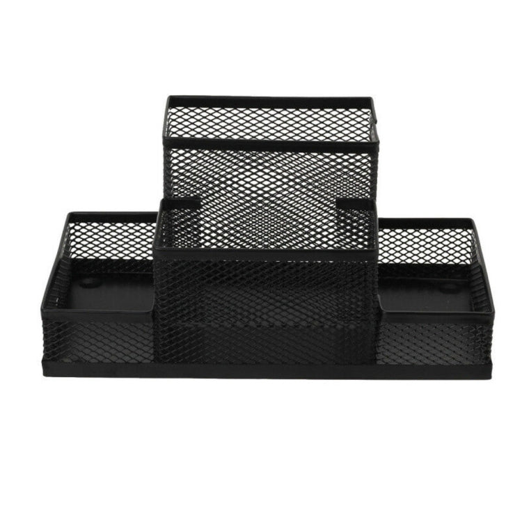 Desk Holder Organizer Metal Mesh Style Pencil Pen Holder Storage Box Home Storage Organization, Size: 15.5x10.2x10cm My Store