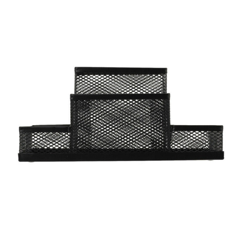 Desk Holder Organizer Metal Mesh Style Pencil Pen Holder Storage Box Home Storage Organization, Size: 15.5x10.2x10cm