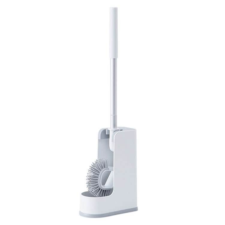 Toilets Long Handle Double-sided Descaling Household Toilet Brush with Base Reluova