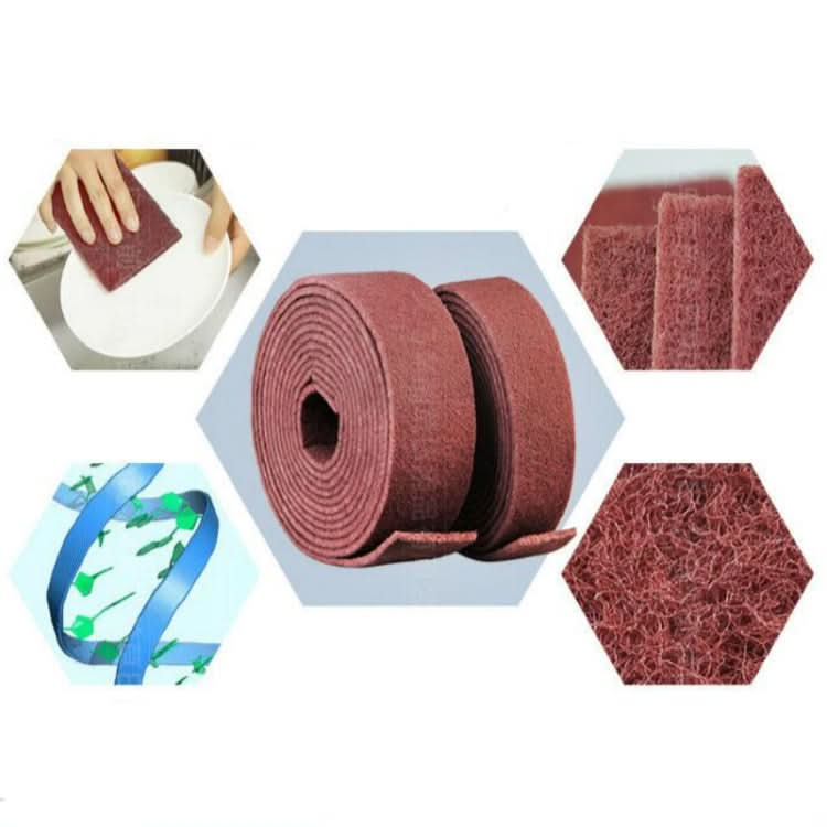 Nylon Emery Scouring Pad Stainless Steel Rust Polishing Kitchen Dish Cleaning Rag - Reluova