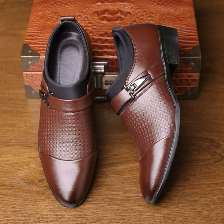 Autumn And Winter Business Dress Large Size Men's Shoes Reluova