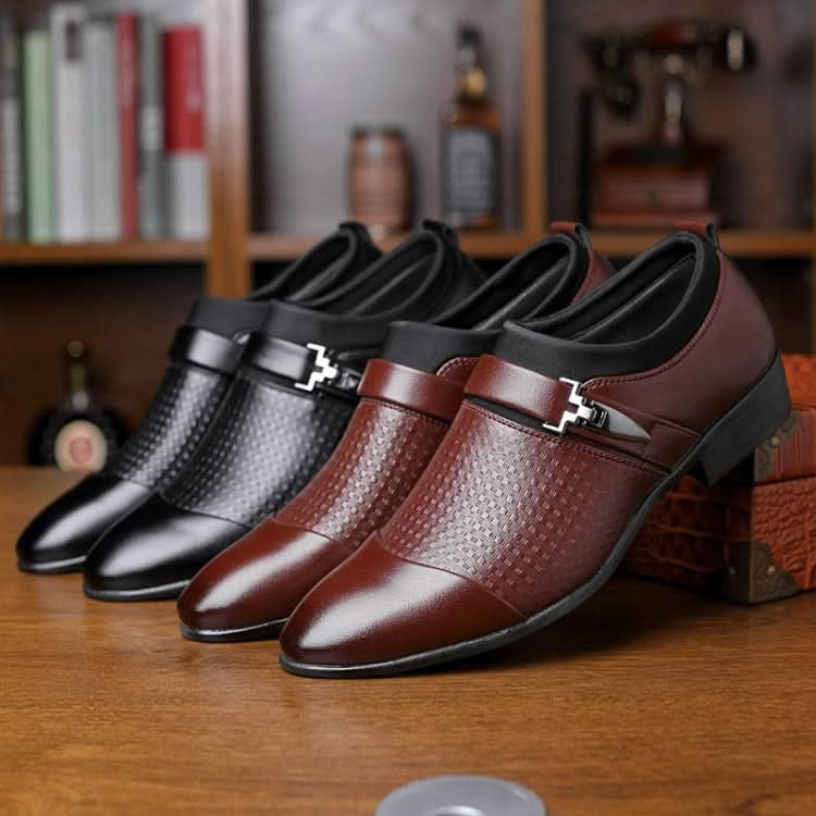 Autumn And Winter Business Dress Large Size Men's Shoes Reluova