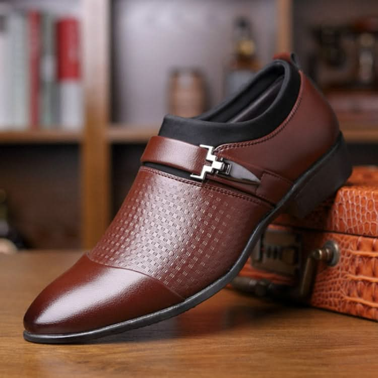 Autumn And Winter Business Dress Large Size Men's Shoes Reluova