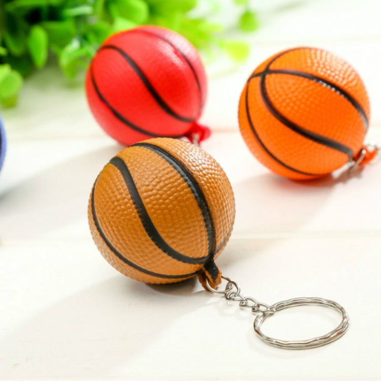 5 PCS Plastic Mini Basketball Keychain Men Car Key Ring Sports Souvenir Holiday Gift Random Color Delivery ÎҵÄÉ̵ê