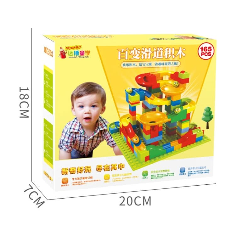 Creative Intelligence Educational Learning Toys DIY Small Particle Slide Building Blocks Reluova