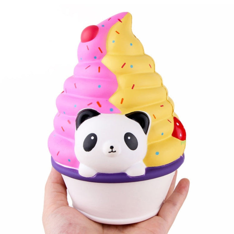 Slow Rebound Simulation Panda Ice Cream Decompression Vent Squeeze Toy Children Gifts