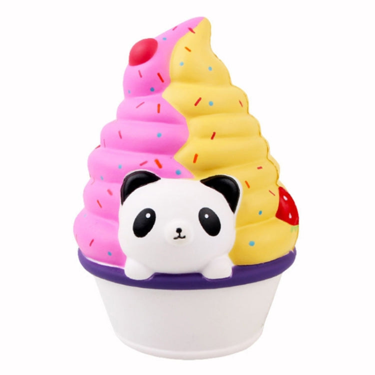 Slow Rebound Simulation Panda Ice Cream Decompression Vent Squeeze Toy Children Gifts Reluova