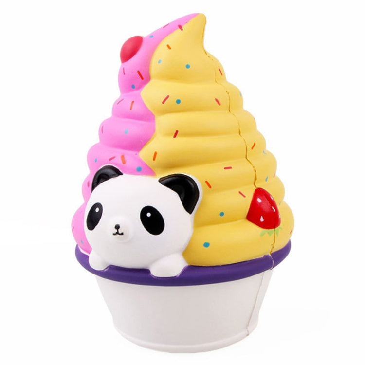 Slow Rebound Simulation Panda Ice Cream Decompression Vent Squeeze Toy Children Gifts