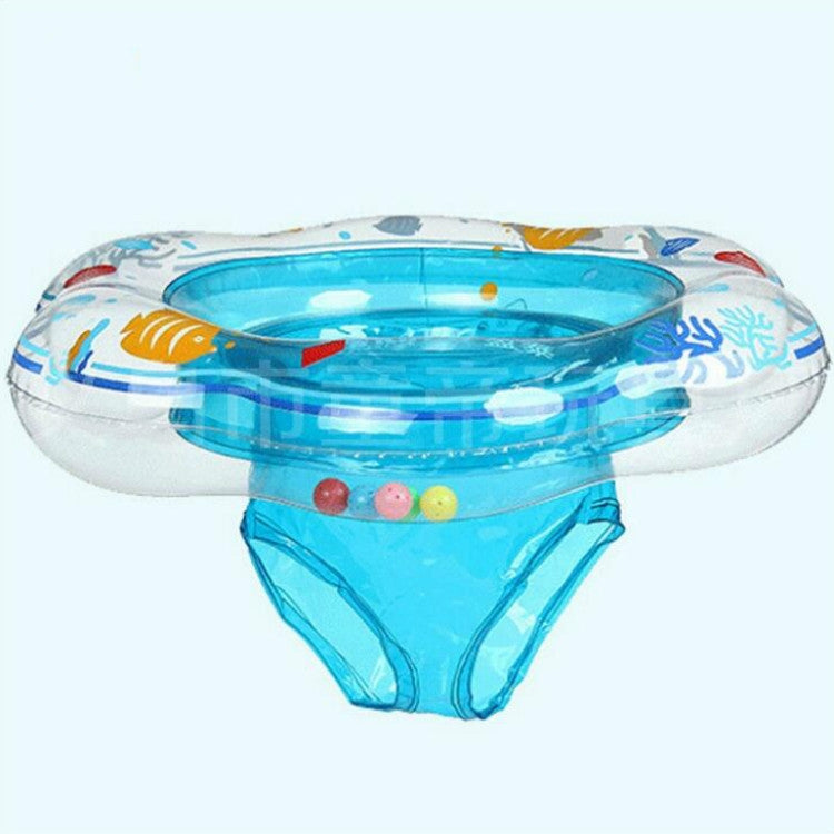 Intime PVC Infant Thick Double Underarm Swimming Ring Sitting Ring