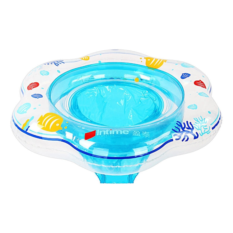 Intime PVC Infant Thick Double Underarm Swimming Ring Sitting Ring