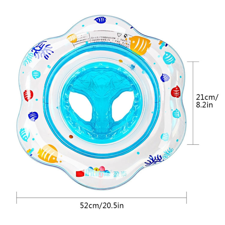 Intime PVC Infant Thick Double Underarm Swimming Ring Sitting Ring