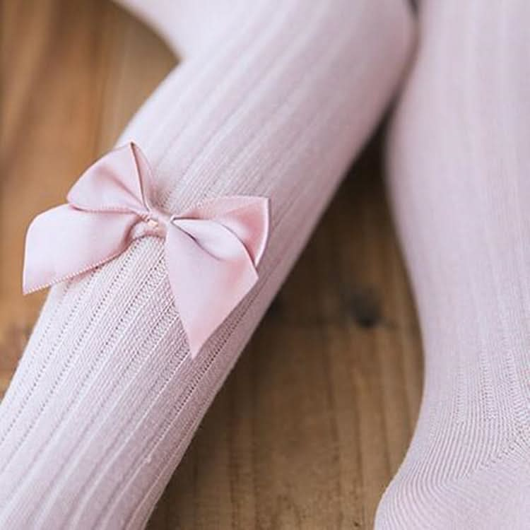 Baby Cotton Leggings Bow Knit Children Pantyhose Reluova