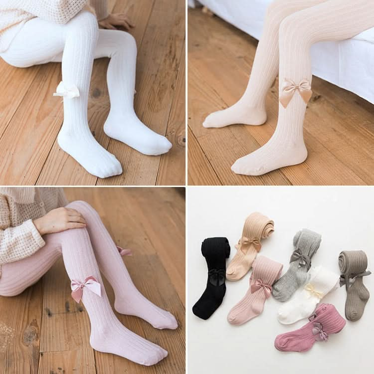 Baby Cotton Leggings Bow Knit Children Pantyhose Reluova