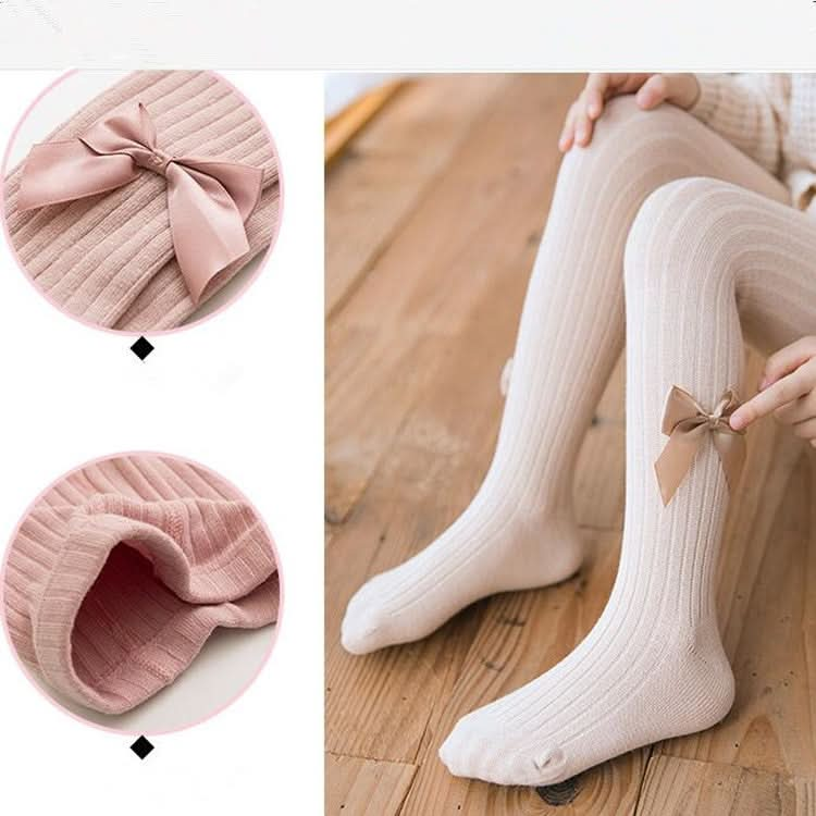 Baby Cotton Leggings Bow Knit Children Pantyhose Reluova