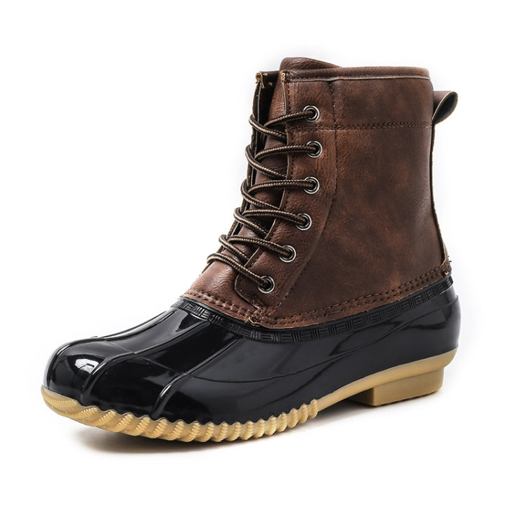 Woman Sonwy boots Shoes Waterproof  Boots for all Seasons Brown Color Rubber Bottom Warm boot shoes Reluova