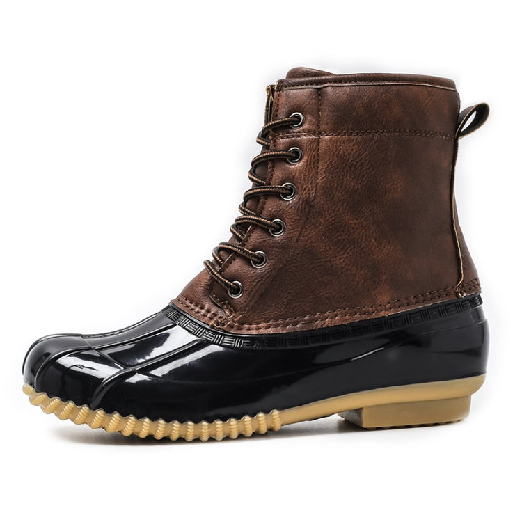 Woman Sonwy boots Shoes Waterproof  Boots for all Seasons Brown Color Rubber Bottom Warm boot shoes Reluova