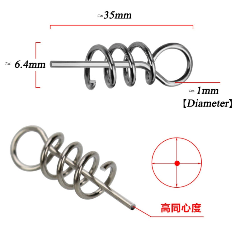 20 in 1 Luya Accessories Spring Pin For Lock Pin Soft Bait